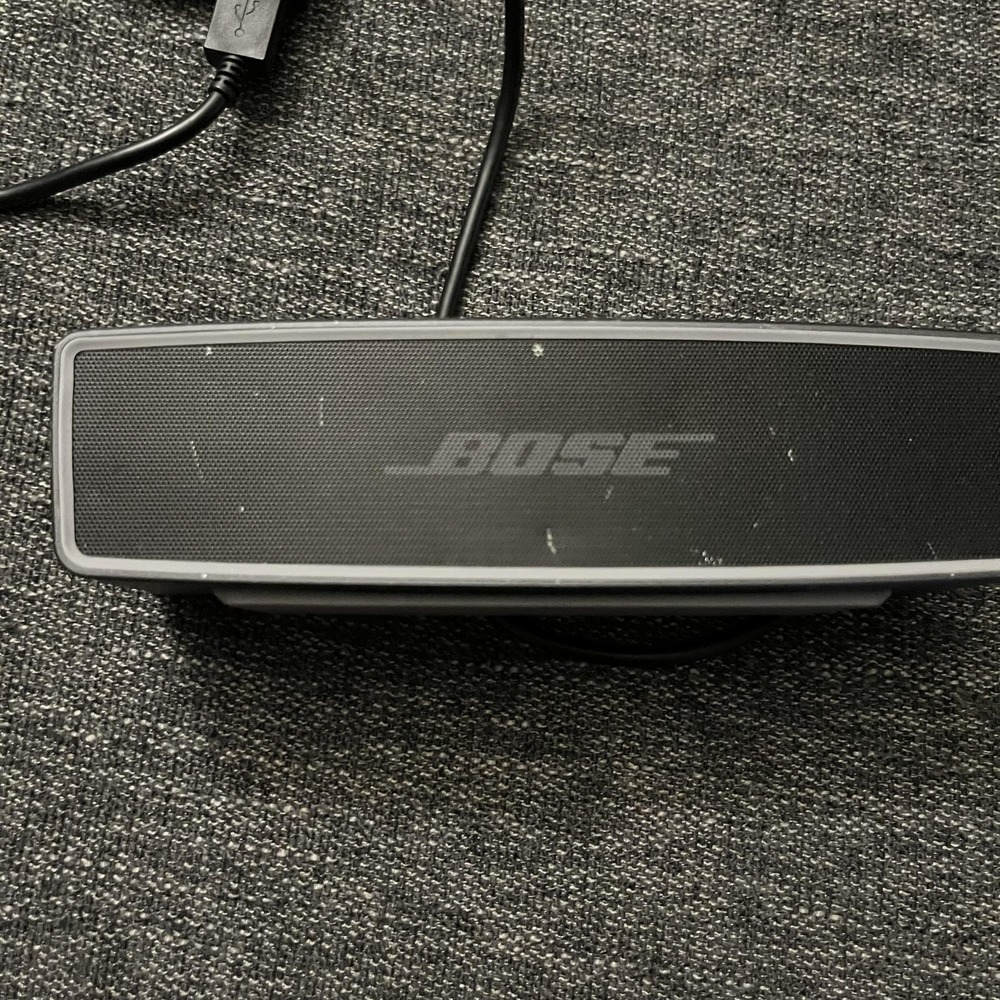 Bose SoundLink Mini Portable Bluetooth Speaker Gray Wireless 3.5mm W/ Charger - Picture 3 of 8